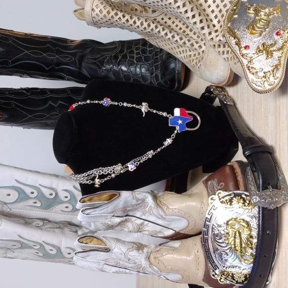 Texas necklace sold alone..silvertone - Picture 5 of 7